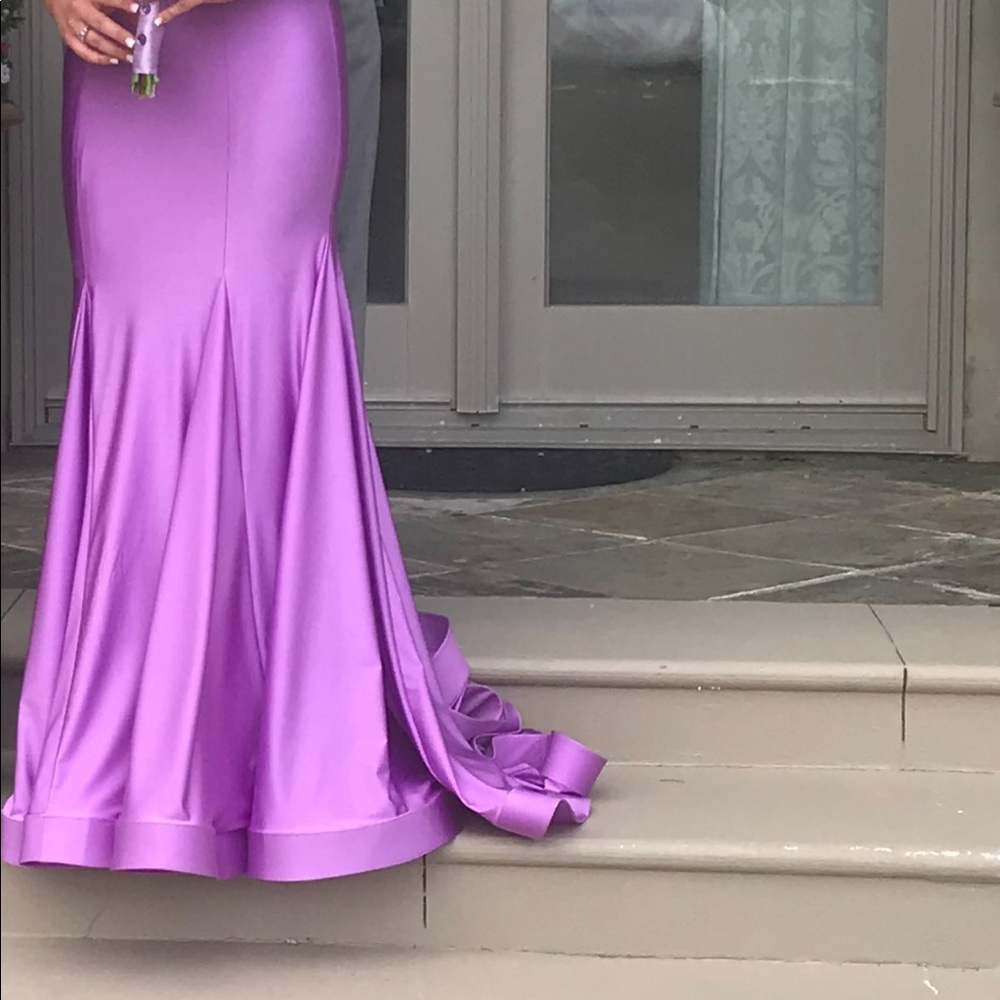 Sz2 Sherri Hill Lavender Prom Dress only worn once